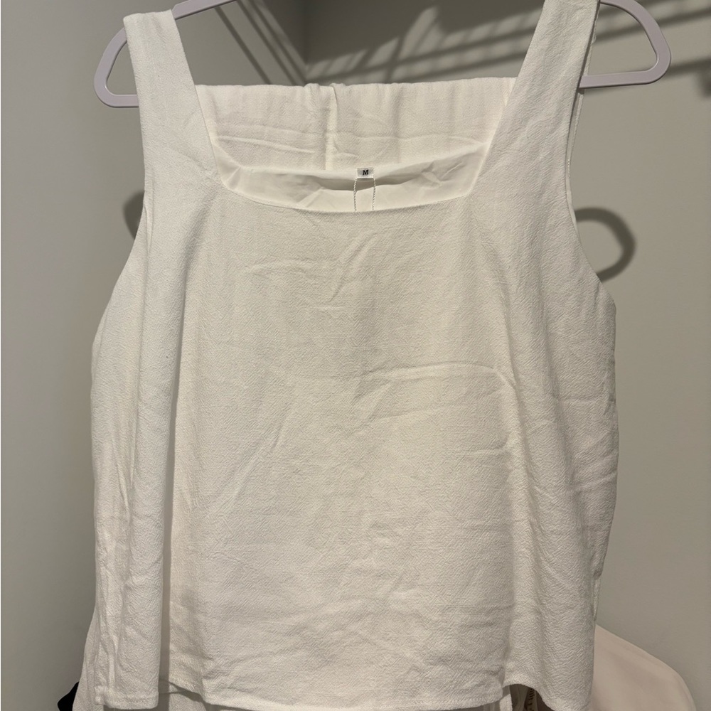 Matching Lounge White Women's Set-Size S - Picture 4 of 5